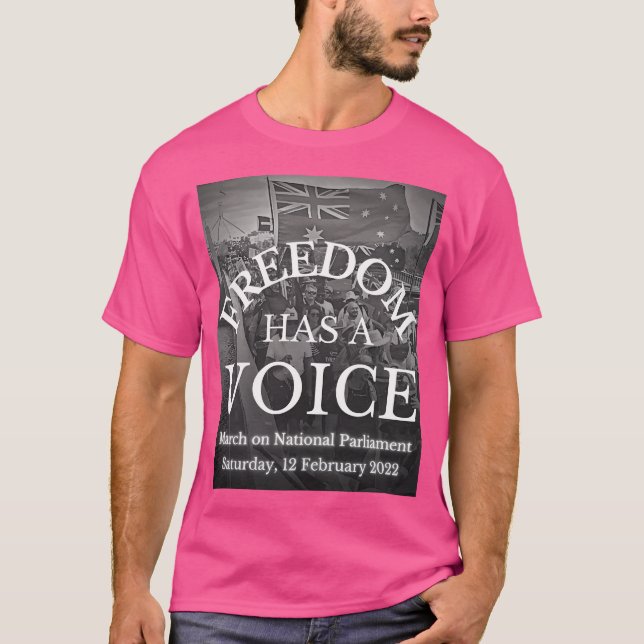 März zum nationalen Parlament T-Shirt (Vorderseite)