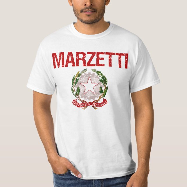 Marzetti Italiener-Familienname T-Shirt (Vorderseite)