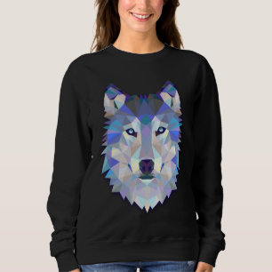 MAS de loup, chef abstrait, le sweatshirt raglan