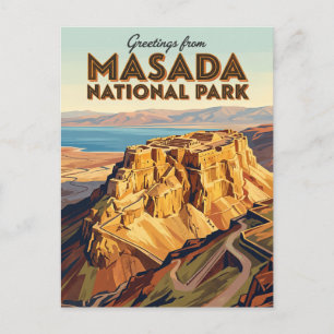 Masada-Nationalpark Israel Postkarte