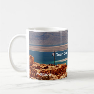 Masada, photographische Briefmarke des Toten Kaffeetasse