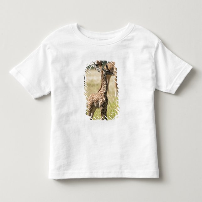 Masai-Giraffen, Giraffa camelopardalis 2 Kleinkind T-shirt (Vorderseite)