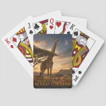 Masai-Giraffen-Savanne-TIERE Poker