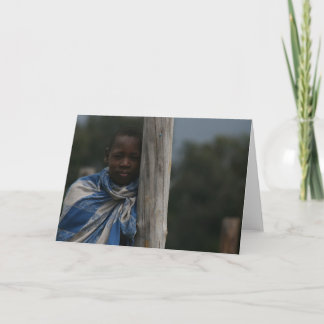 Masai-Junge Karte