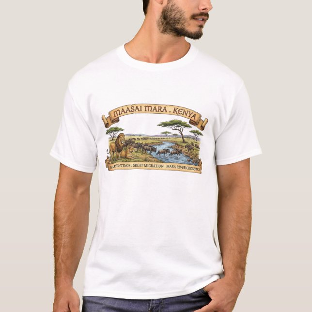 Masai Mara T-Shirt (Vorderseite)