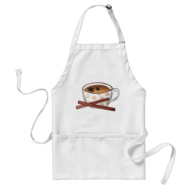 Masala Chai Teacup Indian Spiced Black Tee Cuppa Schürze (Vorne)