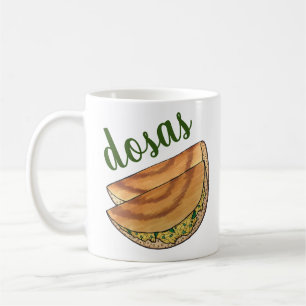 Masala Dosas South Indian Food Cuisine Potato Dosa Kaffeetasse