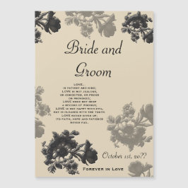 Masala Flora Wedding Magnetkarte