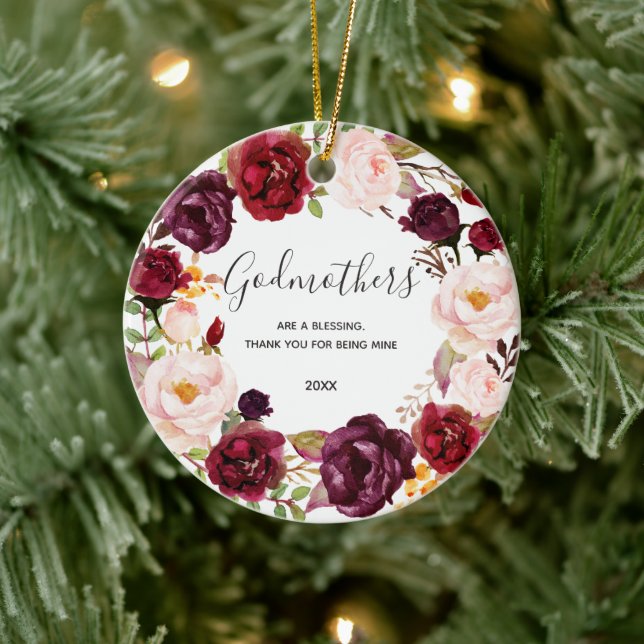 Masala Floral Godübergeordneten Vorschlag von Godc Keramik Ornament (Baum)