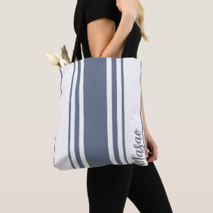 Masao Minimalist Streifen Monogramm Tasche