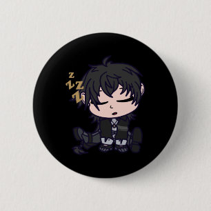 Masc Rover Chibi Wuthering Waves Sticker Button