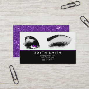 Mascara de parties scintillantes ou carte de