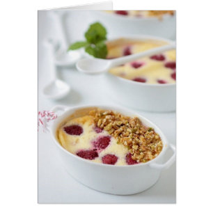 Mascarpone et gratins de framboise