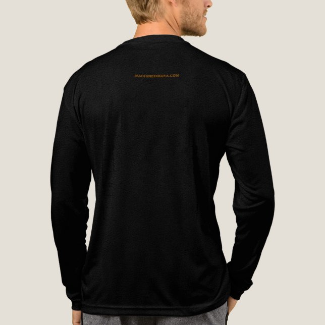 Maschinelles Dogma Tri-Blend Shirt (Rückseite)