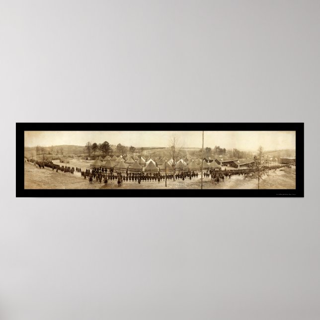 Maschinelles Gun Battalion Foto 1918 Poster (Vorne)