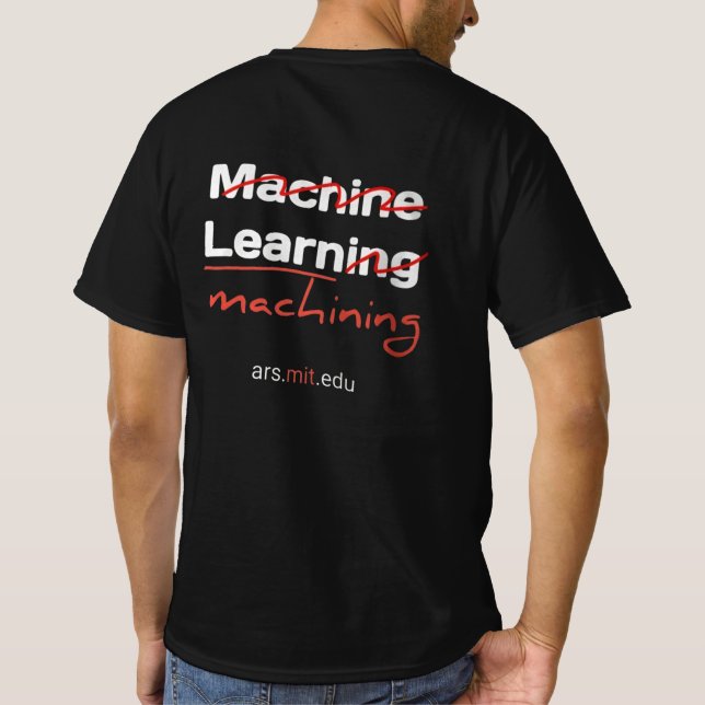 Maschinelles Lernen Superherd Cartoon essenziell T-Shirt (Rückseite)