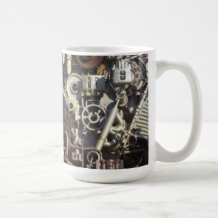 Maschinen für Dampfmaschinen Kaffeetasse