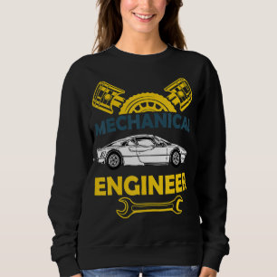 Maschinenbau von Rennfahrzeugen Sweatshirt