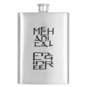 Maschinenbauingenieur Charakter Flachmann