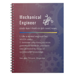 Maschinenbauingenieur - Funny Definition Notizblock