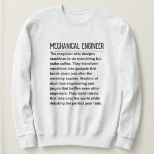 Maschinenbauingenieur Sweatshirt