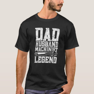 Maschinenbediener des Vaters von Mens Machinist T-Shirt