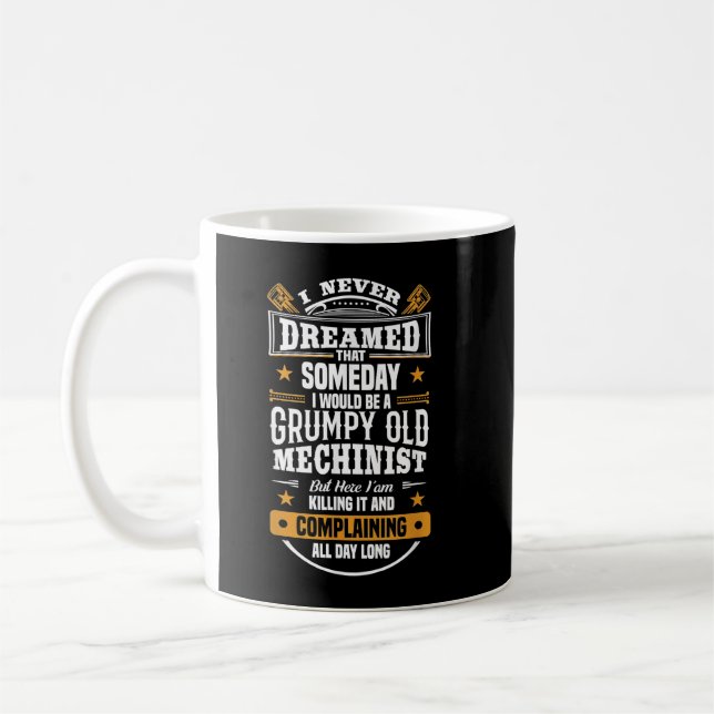 Maschinenbediener Kaffeetasse (Links)