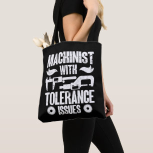 Maschinenführer mit Toleranzproblemen Tasche