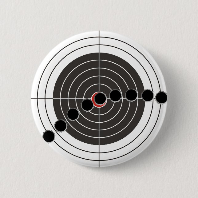 MaschinengewehrEinschusslöcher über Schießenziel Button (Vorderseite)