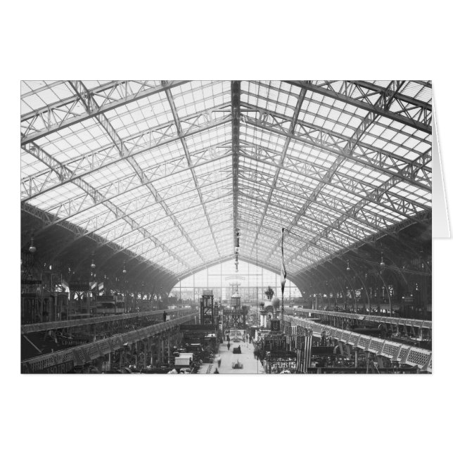 Maschinenhalle, Universelle Ausstellung (Vorderseite (Horizontal))