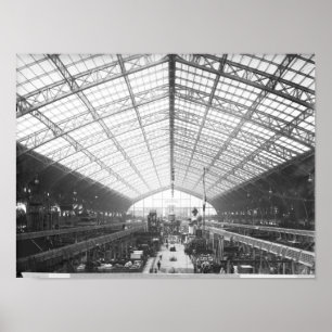 Maschinenhalle, Universelle Ausstellung Poster