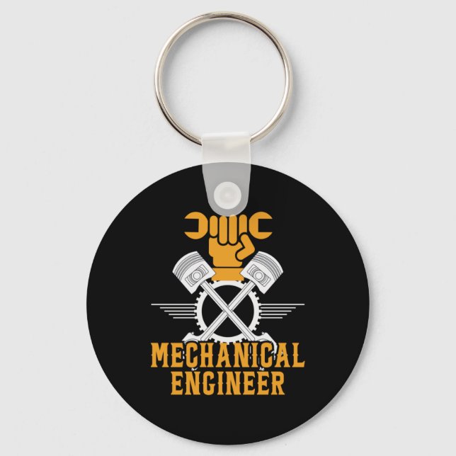 Maschineningenieur Schlüsselanhänger (Vorderseite)