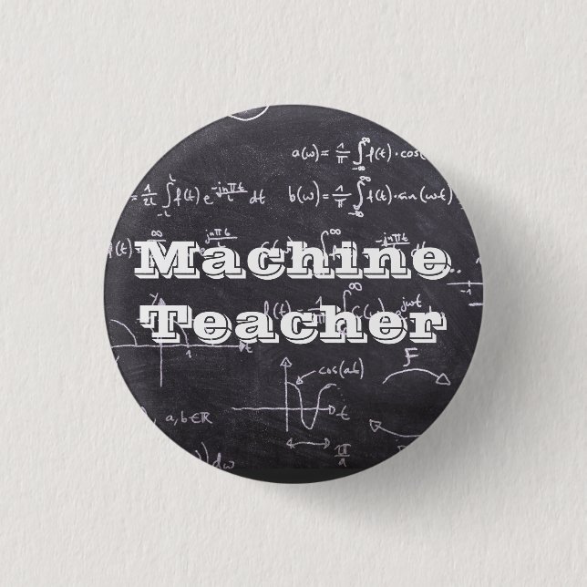 Maschinenlehrer Button (Vorderseite)