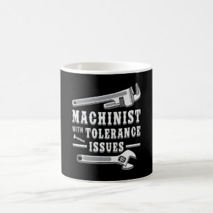 Maschinenmechanik CNC-Maschinenbauer - Geschenkide Kaffeetasse