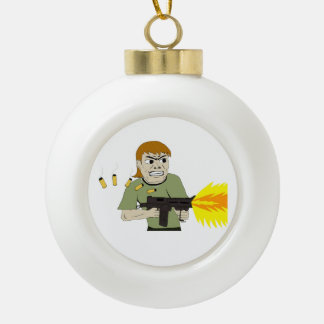 Maschinenschieber Keramik Kugel-Ornament