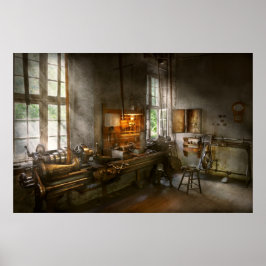 Maschinist - Drehmaschinen Poster