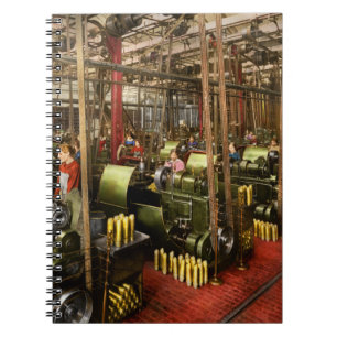 Maschinist - Krieg - Gürtel und Bomben 1916 Notizblock