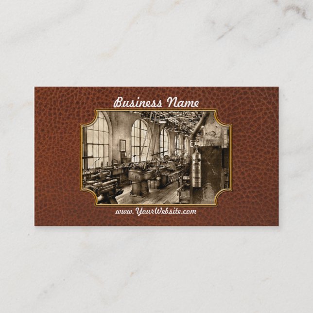 Maschinist - Sicherheit erste Visitenkarte (Vorderseite)