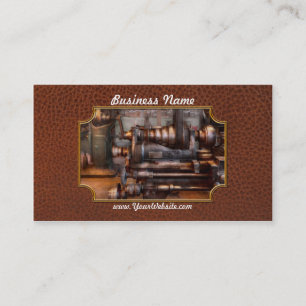 Maschinist - Steampunk - 5-Gang-Halbautomatik Visitenkarte