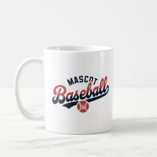 Mascot Baseball Retro-Logo Kaffeetasse