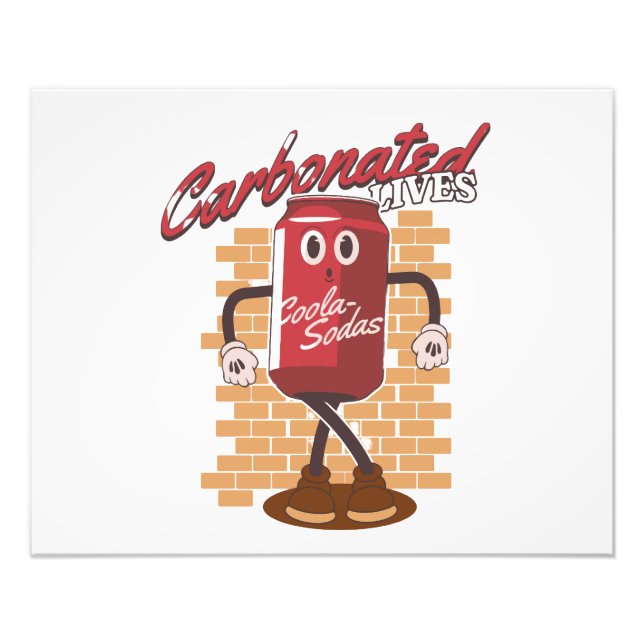 Mascot Drink Cola Fotodruck (Vorne)
