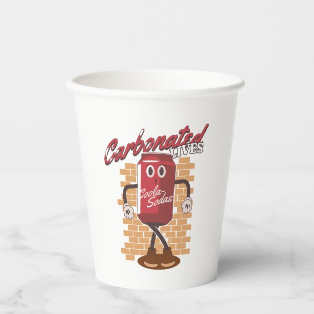 Mascot Drink Cola Pappbecher (Vorderseite)