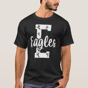 Mascot Sports School Spirit Eagles Back to School T-Shirt