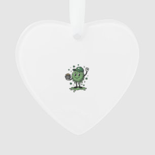 Mascotte de slime de la Saint-Patrick T-shirt vect