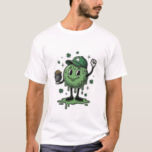 Mascotte de slime de la Saint-Patrick T-shirt vect