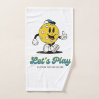 Mascotte Retro Pickleball Mascot Sueur personnalis