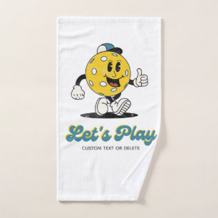 Mascotte Retro Pickleball Mascot Sueur personnalis