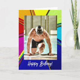 Masculin Musculaire, Carte Anniversaire
