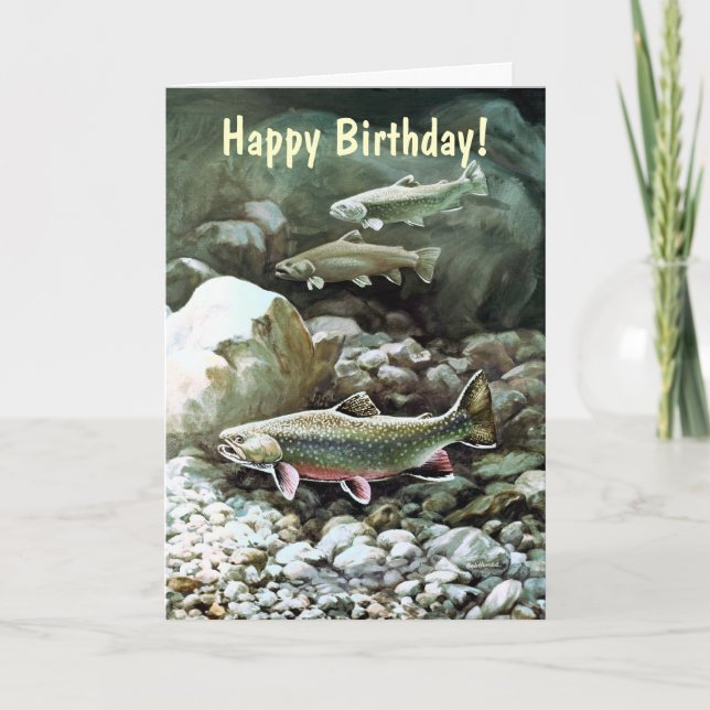 Masculine Birthday Card - individuell anpassbar Karte (Vorderseite)