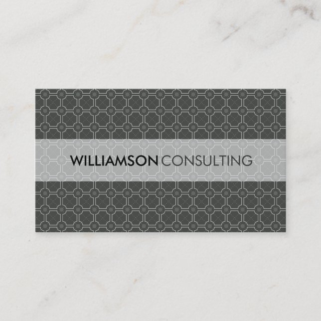 MASCULINE BUSINESS CARD :: minimalistisch smart si Visitenkarte (Vorderseite)